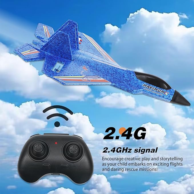 Remote Controlled Flying Airplane Toy – RC Plane for Kids & Beginners