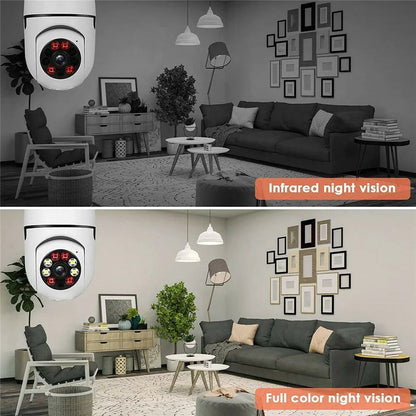Night Vision Wireless Bulb Camera – Smart Home Security Camera