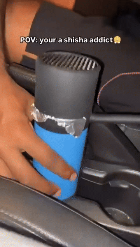 أرجيلة سفر محمولة - طقم أرجيلة مدمج للاستخدام أثناء التنقل
