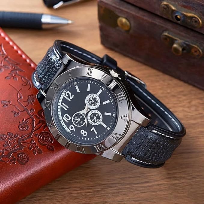 Men's Military USB Lighter Watch – Tactical Rechargeable Lighter