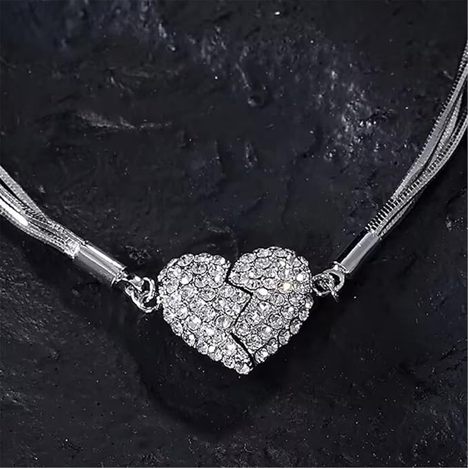 Heart Shaped Magnetic Necklace – Couples & Friendship Jewelry Gift