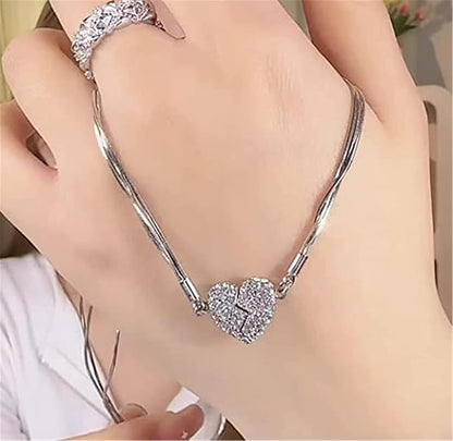 Heart Shaped Magnetic Necklace – Couples & Friendship Jewelry Gift