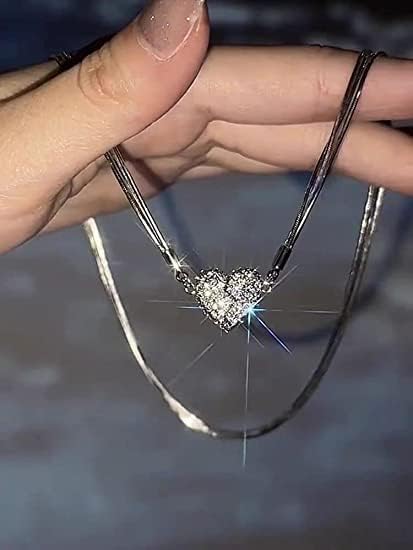 Heart Shaped Magnetic Necklace – Couples & Friendship Jewelry Gift