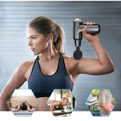 Muscle Massage Gun with 4 Heads FH-820 | Deep Tissue Percussion Massager
