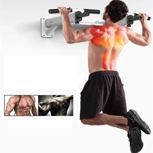 Wall Mounted Pull Up Bar – Home Gym Upper Body Trainer