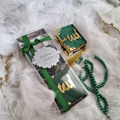 Mini Quran Tasbih Gift Box – Islamic Gift Set for Eid & Ramadan