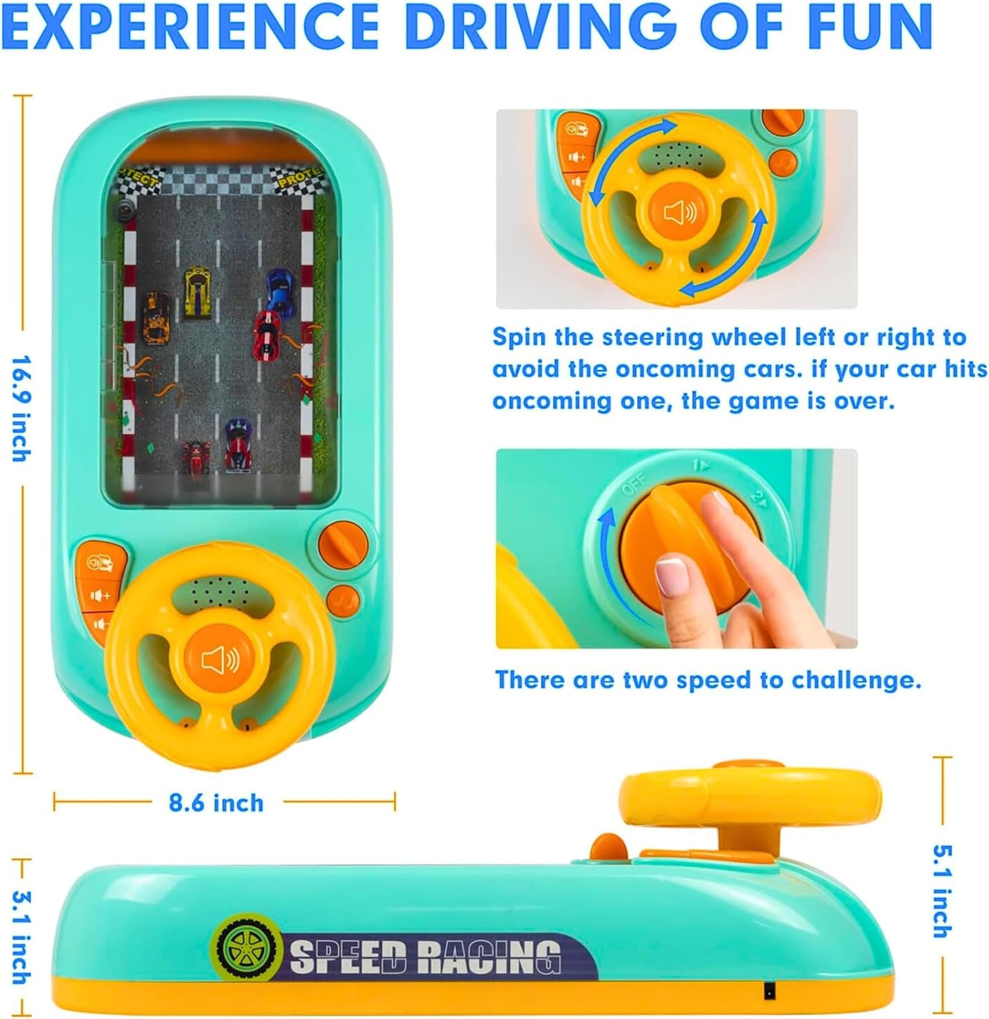 Race Car Baby Toy – Safe & Colorful Toy for Babies & Toddlers