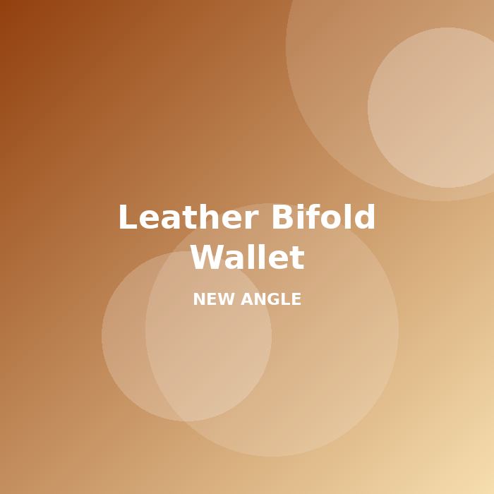 Leather Bifold Wallet - alternate view
