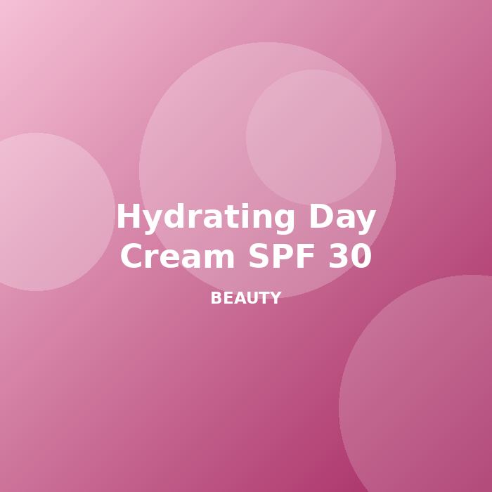 Hydrating Day Cream SPF 30