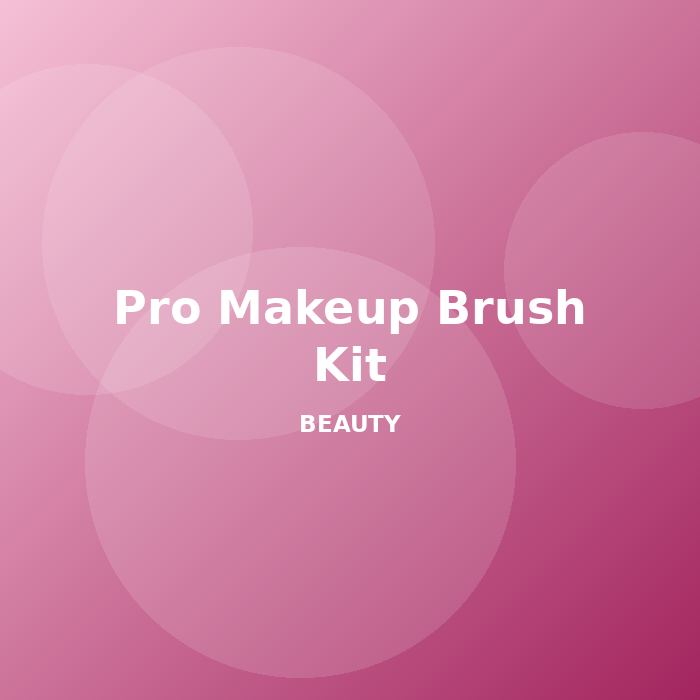 Pro Makeup Brush Kit