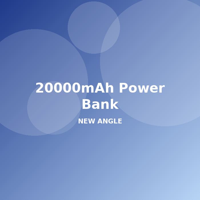 20000mAh Power Bank - alternate view