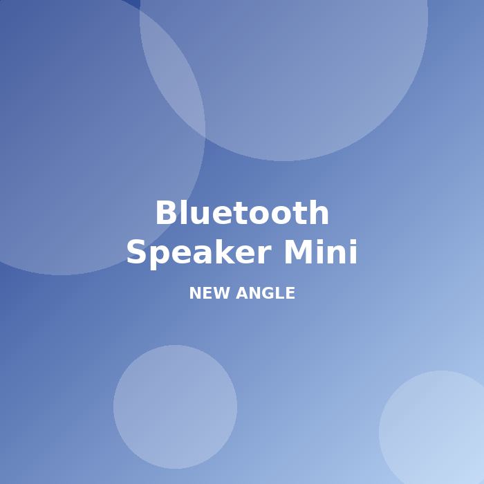 Bluetooth Speaker Mini - alternate view