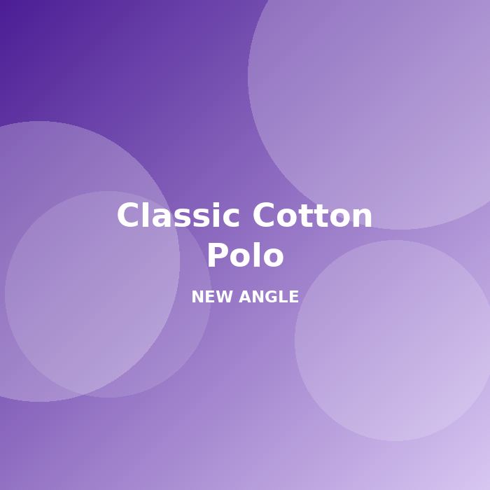 Classic Cotton Polo - alternate view