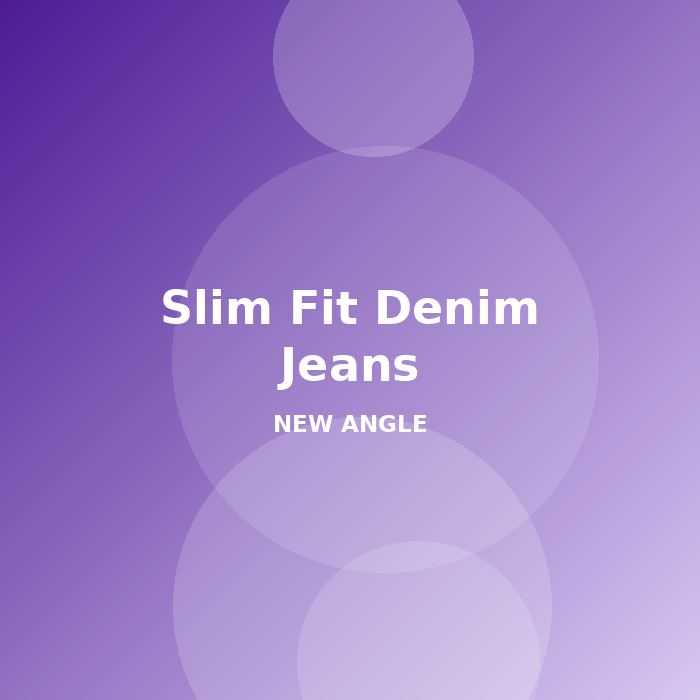 Slim Fit Denim Jeans - alternate view