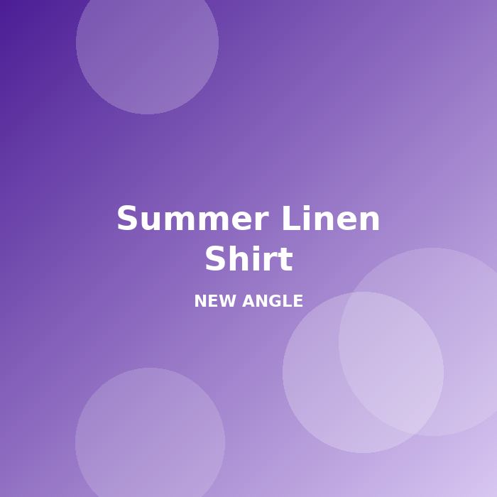 Summer Linen Shirt - alternate view