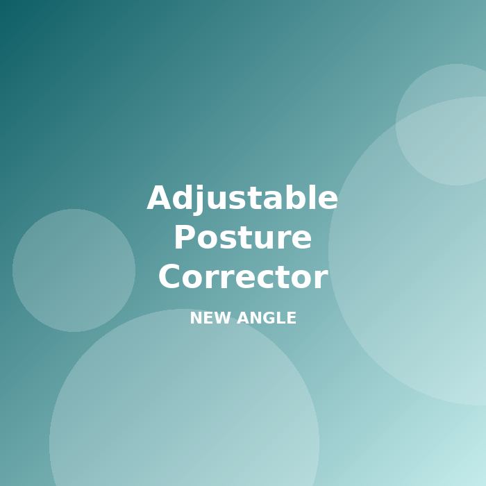 Adjustable Posture Corrector - alternate view