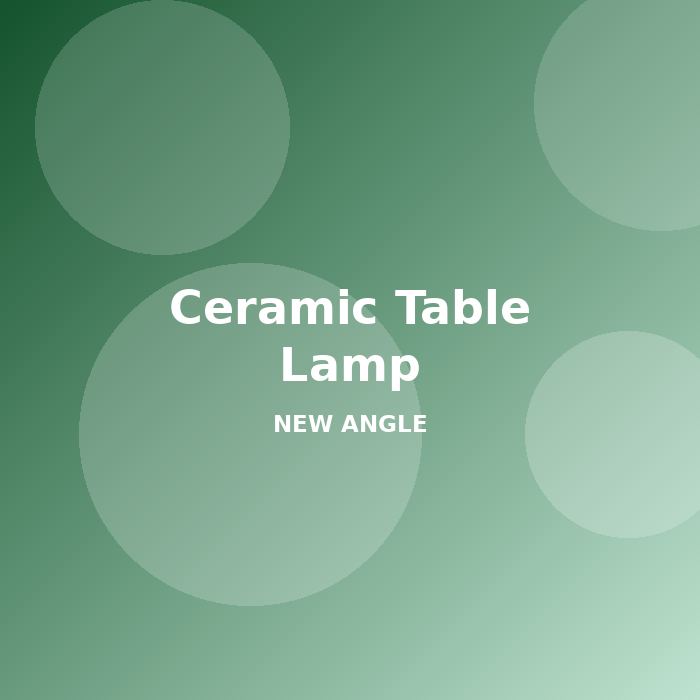 Ceramic Table Lamp - alternate view
