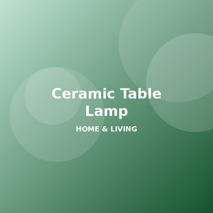 Ceramic Table Lamp