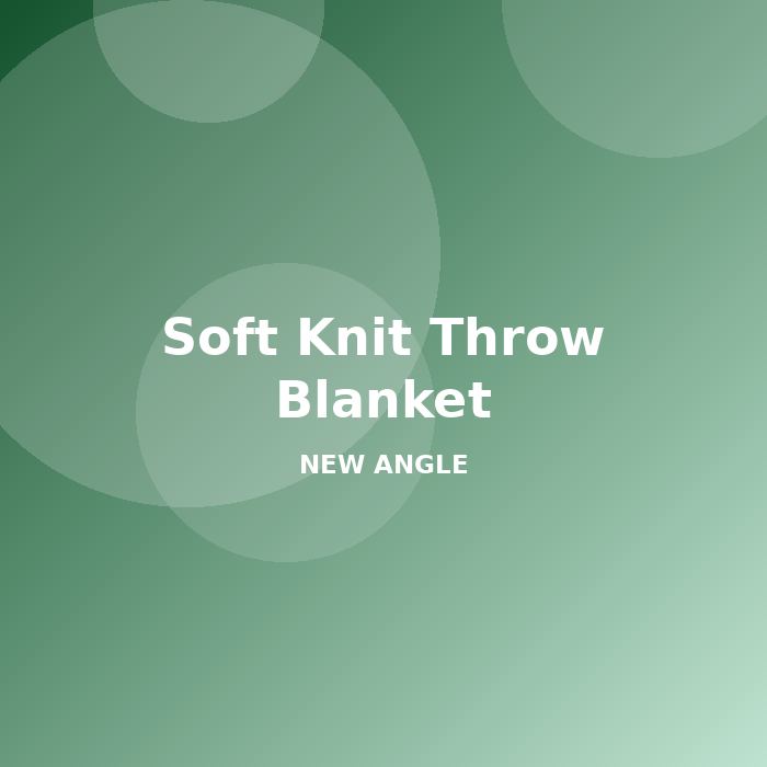 Soft Knit Throw Blanket - alternate view