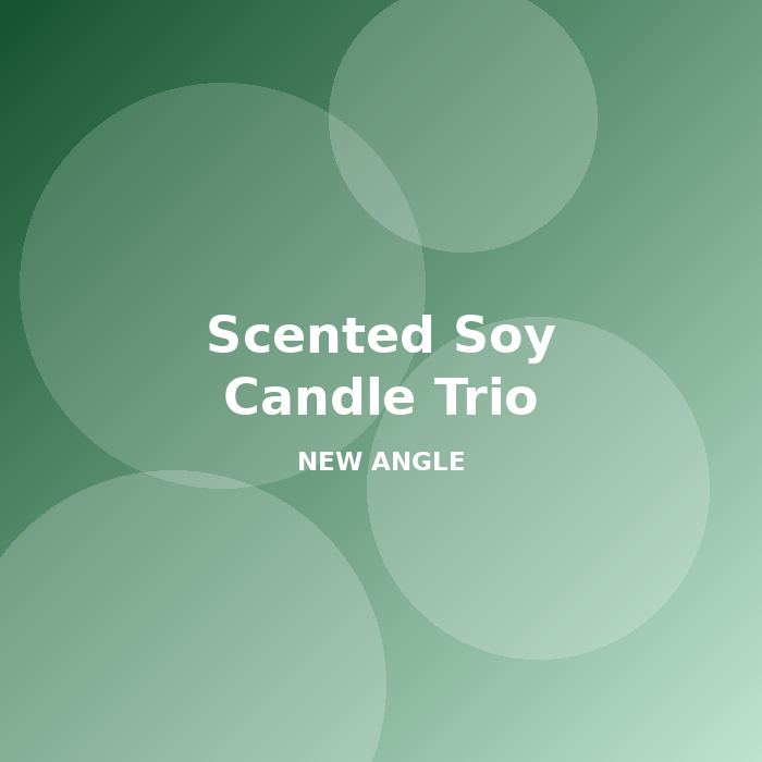 Scented Soy Candle Trio - alternate view
