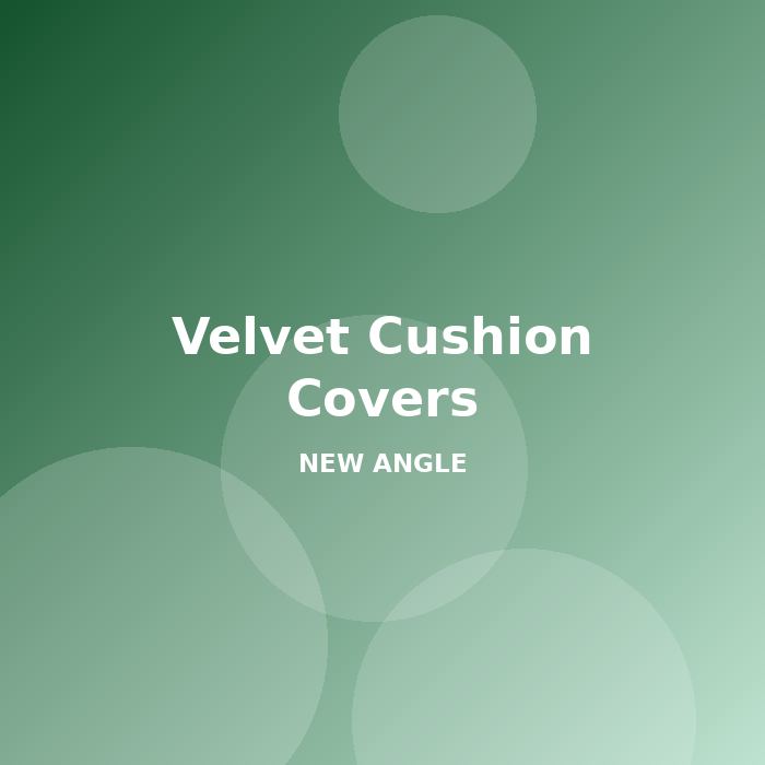 Velvet Cushion Covers - alternate view