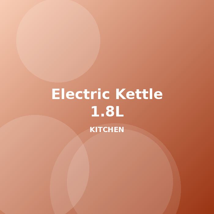 Electric Kettle 1.8L