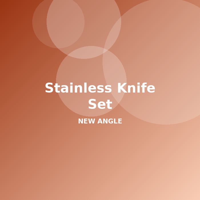 Stainless Knife Set - alternate view