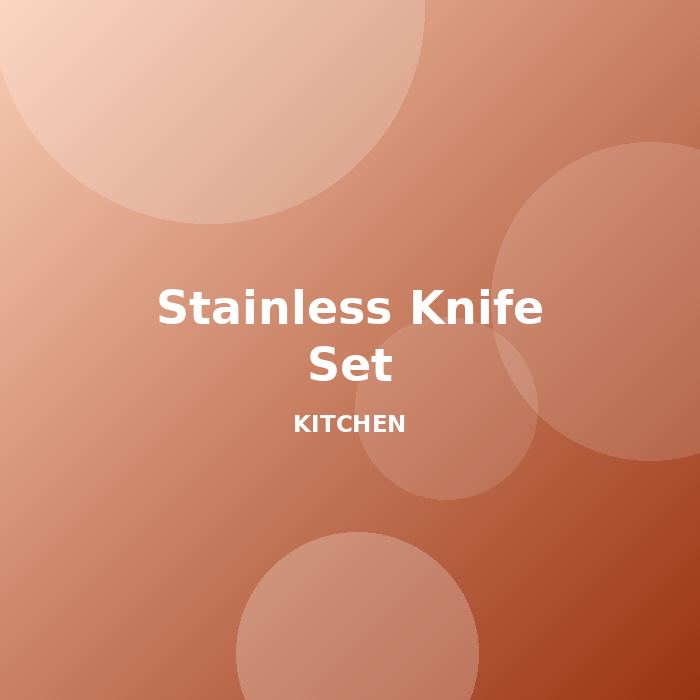 Stainless Knife Set