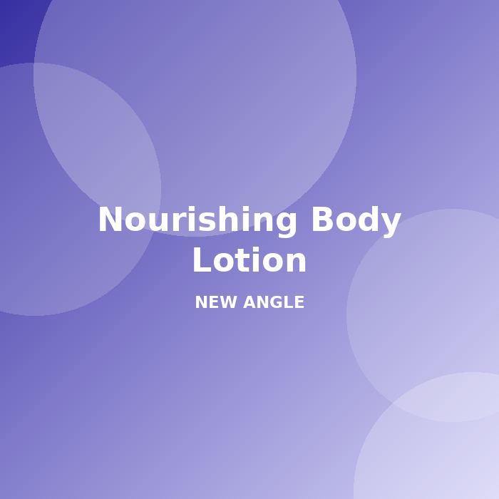 Nourishing Body Lotion - alternate view