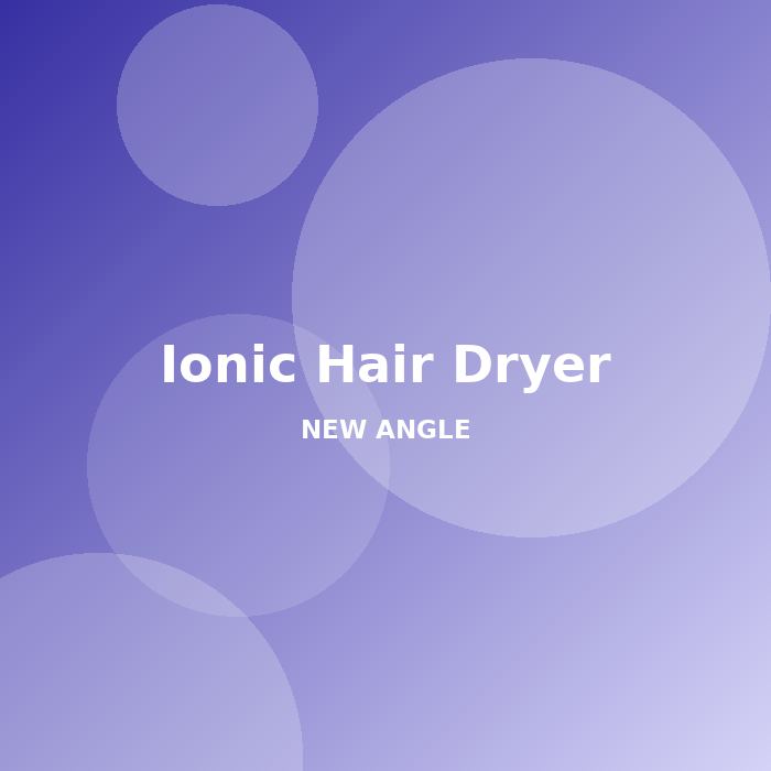 Ionic Hair Dryer - alternate view